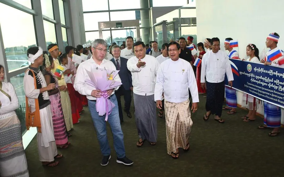 Russian Buryatia Delegation arrives in Myanmar - Global New Light Of ...