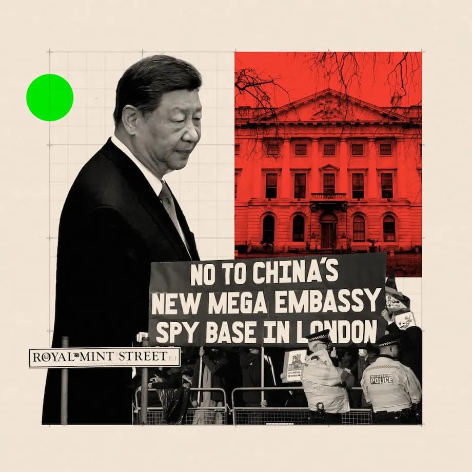 A meg embaixada da China em Londres: temores de segurança, protestos e uma encruzilhada geopolítica