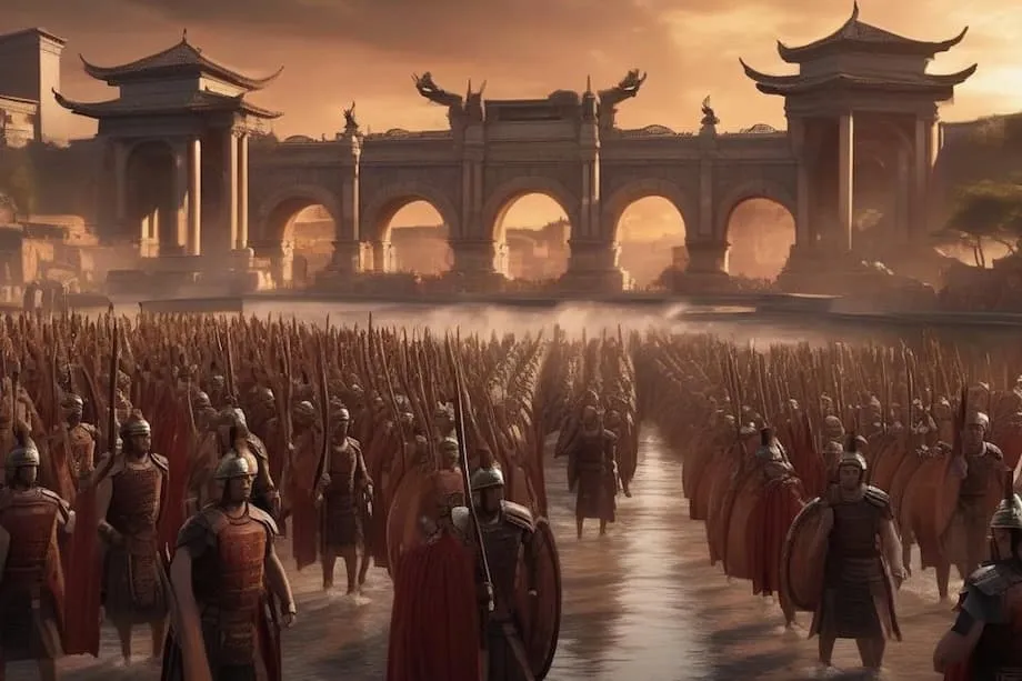 Comparando as trajetórias divergentes da Roma Antiga e da China