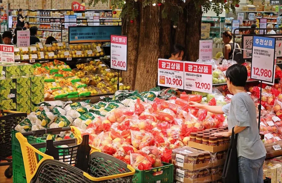 Coreia do Sul usa reservas recordes de alimentos e descontos para conter altas de preços no Chuseok