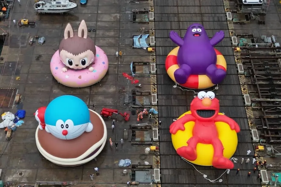 Ícones infláveis vão desfilar pelo Victoria Harbour, em Hong Kong