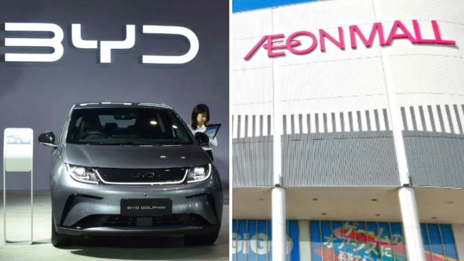 BYD faz parceria com a Aeon para vender carros elétricos acessíveis no Japão
