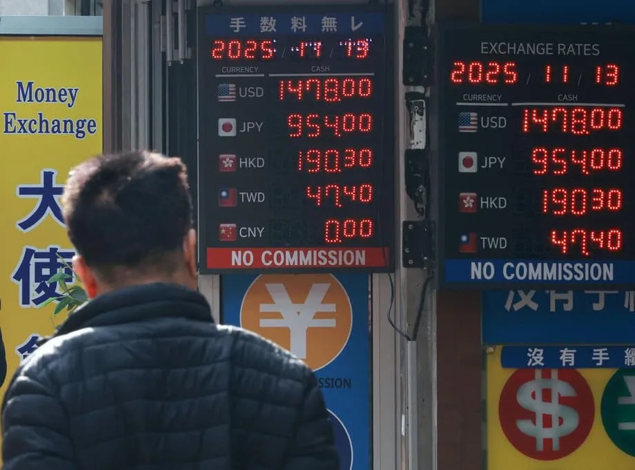 Queda do iene pressiona ainda mais o won sul-coreano, e mercado monitora nível de 1.480