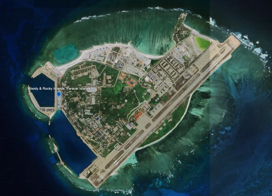 Woody Island Yongxing Island Satellite Reconnaissance