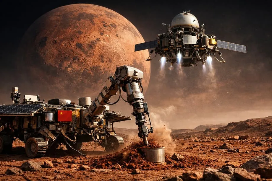 Missão chinesa Tianwen-3 prevê trazer solo marciano à Terra em 2031, em feito inédito